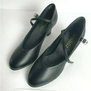 Danshuz Leather Tap Queen Dance Mary Jane Size 6